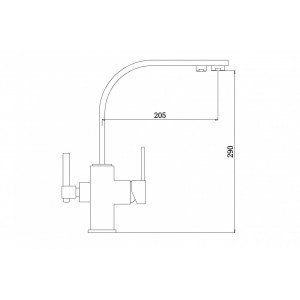 Смеситель ZorG ZR 332 Бронза